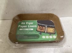 20 X AIR FRYER PAPER LINERS 220MM X 140MM.