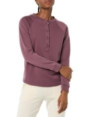 27 X ASSORTED WOMEN’S CLOTHES TO INCLUDE  WOMEN'S FLEECE LONG-SLEEVED HENLEY SWEATSHIRT