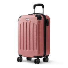 1 X LUGG 20 INCH SKYWANDER LIGHTWEIGHT TRAVEL CABIN BAG - CARRY ON APPROVED SUITCASE, ABS SHELL PROTECTION, WATER RESISTANT & SAFE LOCKING SYSTEM - EASYJET OVERHEAD COMPLIANT (55X20X35CM).