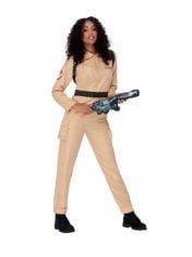 APPROX 15X ASSORTED FANCY DRESS TO INCLUDE SMIFFYS GHOSTBUSTERS LADIES COSTUME FOR ADULTS, JUMPSUIT AND INFLATABLE BACKPACK, BEIGE, OFFICIALLY LICENSED WITH LOGO DETAIL, PERFECT FOR HALLOWEEN, 80S TH