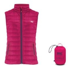 APPROX 20X ASSORTED CLOTHING TO INCLUDE MAC IN A SAC ALPINE WOMENS DOWN GILET - FUCHSIA - M, JACK & JONES MENS JJ T-SHIRT SHORT SLEEVE BLACK M.