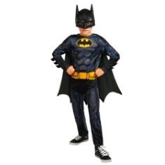 BOX OF KIDS ASSORTED DRESS UP TO INCLUDE RUBIE'S 3014997-8000 BATMAN CHILDS COSTUME-AGE 7-8 YEARS, BOYS, MULTICOLOUR, BRISTOL NOVELTY CC992 PRINCE COSTUME, WHITE, AGE 4-6 YEARS OLD, BRISTOL NOVELTY 3