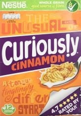 BOX OF ASSORTED FOOD TO INCLUDE NESTLÉ CURIOUSLY CINNAMON CEREAL, 375G, BEN'S ORIGINAL PILAU MICROWAVE RICE, BULK MULTIPACK 6 X 220G POUCHES.