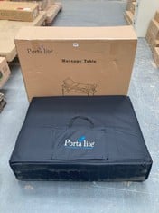 PORTA LITE MASSAGE TABLE - ITEM NO. CMB8 - RRP £160 (ZONE 2)