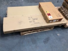 PALLET OF ASSORTED FURNITURE / PARTS TO INCLUDE MIDSLEEPER BED FRAME IN WHITE - PRODUCT CODE. JUP101 (BOX 3/4, PART ONLY) (ZONE 2)