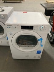 CANDY SMARTPRO FREESTANDING TUMBLE DRYER IN WHITE - MODEL NO. CSOEC10TG-80 - RRP £329 (ZONE 1)