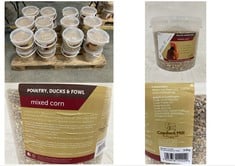 APPROX 24 X VERM-X ORIGINAL MIXED CORN POULTRY, DUCKS AND FOWL FEED 5L - BBE: 11/2024 - TOTAL LOT RRP £253 (ZONE 4)