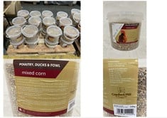 APPROX 24 X VERM-X ORIGINAL MIXED CORN POULTRY, DUCKS AND FOWL FEED 5L - BBE: 11/2024 - TOTAL LOT RRP £253 (ZONE 4)