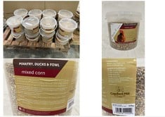 APPROX 16 X VERM-X ORIGINAL MIXED CORN POULTRY, DUCKS AND FOWL FEED 5L - BBE: 11/2024 - TOTAL LOT RRP £169 (ZONE 4)