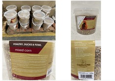 APPROX 15 X VERM-X ORIGINAL MIXED CORN POULTRY, DUCKS AND FOWL FEED 5L - BBE: 11/2024 - TOTAL LOT RRP £158 (ZONE 4)