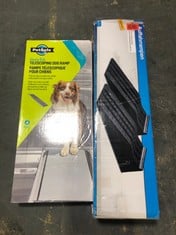 PETSAFE HAPPY RIDE TELESCOPIC DOG RAMP TO INCLUDE CARTREND DRIVE-ON RAMPS (ZONE 1)