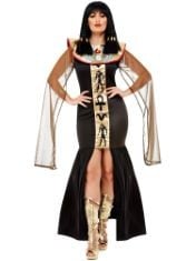 X10 ASSORTED FANCY DRESS TO INCLUDE TO INCLUDE SMIFFYS EGYPTIAN GODDESS COSTUME, BLACK DRESS WITH CAPE, LEGENDS & MYTHS FANCY DRESS, ANCIENT EGYPT DRESS UP COSTUMES.