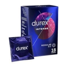 21 X DUREX INTENSE CONDOMS - PACK OF 18 EXP: 05/26.