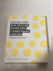 50 X LAGUNA MOON SOAK OFF UV/LED GEL NAIL POLISH 6 COLOUR THEMED COLLECTION .