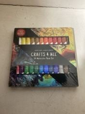 23 X CRAFTS 4 ALL 24 WATERCOLOUR PAINT SET.