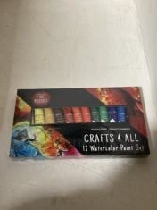 30 X CRAFTS 4 ALL 12 WATERCOLOUR PAINT SET.