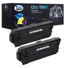 9 X COLOUR RANGE LASER TONER CARTRIDGE FOR HP CF400X/201X - BLACK.