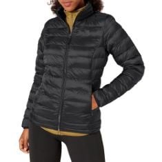 QTY OF ITEMS TO INLCUDE 20X ASSORTED CLOTHING TO INCLUDE ESSENTIALS WOMEN'S LIGHTWEIGHT LONG-SLEEVED, WATER-RESISTANT, PACKABLE PUFFER JACKET (AVAILABLE IN PLUS SIZE), BLACK, L, UNDER ARMOUR UA M'S C