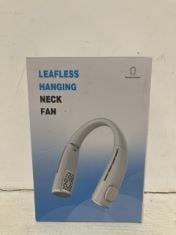 30 X LEAFLESS HANGING NECK FAN.