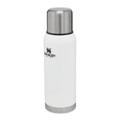 X3 ASSORTED STANLEY CUPS TO INCLUDE STANLEY ADVENTURE STAINLESS STEEL THERMOS FLASK 1L POLAR WHITE - BPA-FREE COFFEE FLASK - KEEPS COLD OR HOT FOR 24 HOURS - FLASKS FOR HOT DRINKS 1L THERMOS - LEAKPR