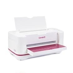 GEMINI II ELECTRIC DIE CUTTING & EMBOSSING MACHINE - 9"X12.5" CUTTING PLATFORM, EDGE-TO-EDGE CUTTING MACHINE FOR CARD & FABRIC - PRECISION FOR LARGE PROJECTS, QUIETER & FASTER WITH FOLDAWAY STAND.