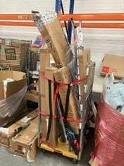 CAGE OF ASSORTED ITEMS TO INCLUDE STRAAME 3 TIER CLOTHES AIRER IN WHITE (CAGE NOT INCLUDED) (KERBSIDE PALLET DELIVERY)