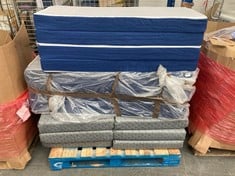 PALLET OP ASSORTED BEDDING TO INCLUDE SINGLE FOLDED MATTRESS (KERBSIDE PALLET DELIVERY)