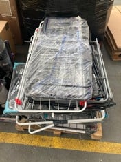 PALLET OF ASSORTED CLOTHES AIRERS TO INCLUDE BLACK CLOTHES AIRER (KERBSIDE PALLET DELIVERY)