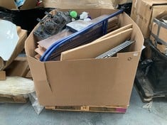 PALLET OF ASSORTED ITEMS TO INCLUDE FOLD-OUT CLOTHES AIRER (KERBSIDE PALLET DELIVERY)