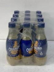 CAGE OF ASSORTED LIQUIDS TO INCLUDE ORANGINA WITH PULP 12 X 420ML - BBE: 10/2024 (CAGE NOT INCLUDED) (COLLECTION ONLY)