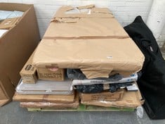 PALLET OF ASSORTED ITEMS TO INCLUDE 230W FOLDABLE HEATED AIRER (KERBSIDE PALLET DELIVERY)