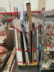 CAGE OF ASSORTED ITEMS TO INCLUDE BRABANTIA 3 TIER CLOTHES AIRER (CAGE NOT INCLUDED) (KERBSIDE PALLET DELIVERY)