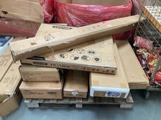 PALLET OF ASSORTED ITEMS TO INCLUDE LIFETIME 6FT FOLDABLE TABLE (KERBSIDE PALLET DELIVERY)