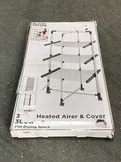 BLACK + DECKER 3 TIER HEATED AIRER & COVER 300W - MODEL NO. BXAR0005GB - RRP £109