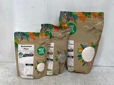 APPROXIMATELY 23 X ASSORTED ORGANIC FOODS TO INCLUDE WHOLE FOOD EARTH BUCKWHEAT FLOUR - BBE 3.12.24