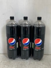 CAGE OF APPROX 98 X PEPSI MAX 2L BOTTLES - BBE JUNE 2024 (COLLECTION ONLY)