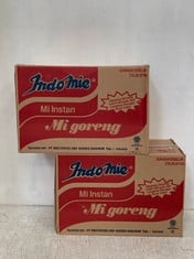 20 X BOXES OF INDOMIE MI INSTAN NOODLES - BBE 9.11.24 (KERBSIDE PALLET DELIVERY)