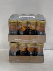 13 X PACKS OF 12 X 330ML CANS OF TENZING SUPER NATURAL FIERY MANGO DRINKS - BBE 26/6/26 (COLLECTION ONLY)