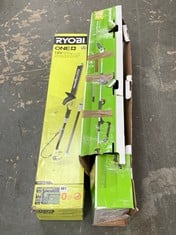 RYOBI ONE + 18V CORDLESS POLE HEDGE TRIMMER - MODEL NO. OPT1845 AND GREENWORKS 24VOLT POLE SAW/HEDGE TRIMMER