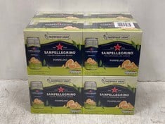 26 X BOXES OF 6 X 33CL SANPELLEGRINO ITALIAN SPARKLING DRINKS IN POMPELMO - BBE 12.2024 (COLLECTION ONLY)