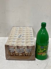 36 X BOTTLES OF POLENGHI LAZY LIME JUICE 1L BBE: 03/11/24 TO INCLUDE 24 PACK OF PEANUT PUNCH CARTONS 250ML (CAGE NOT INCLUDED) (COLLECTION ONLY)