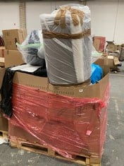 PALLET OF ASSORTED MATTRESSES TO INCLUDE SMALL DOUBLE MEMORY FOAM MATTRESS (KERBSIDE PALLET DELIVERY)