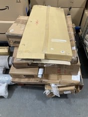 PALLET OF ASSORTED FURNITURE TO INCLUDE VIDA DESIGNS ARLINGTON NEST OF TABLES IN GREY AND OAK (KERBSIDE PALLET DELIVERY)