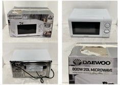 DAEWOO 800W 20L CAPACITY MICROWAVE OVEN