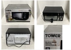 TOWER 20 LITRE 800W BLACK DIGITAL MICROWAVE OVEN