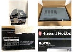 RUSSELL HOBBS 700W INSPIRE COMPACT MANUAL MICROWAVE MODEL NO-RHM1731G