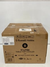 RUSSELL HOBBS 17 LITRE TABLE TOP COOLER MODEL NO-RH17CLR1001B RRP- £99