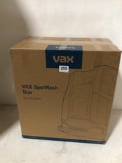 VAX SPOTWASH DUO SPOT CLEANER MODEL NO-CDCW-CSXA RRP- £140