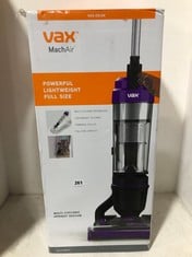 VAX MACHAIR POWERFUL LIGHTWEIGHT MULTI-CYCLONIC UPRIGHT VACUUM MODEL NO-UCA1GEV1