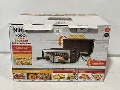 SHARK NINJA FOODI 3-IN-1 TOASTER GRILL & PANINI PRESS RRP- £150